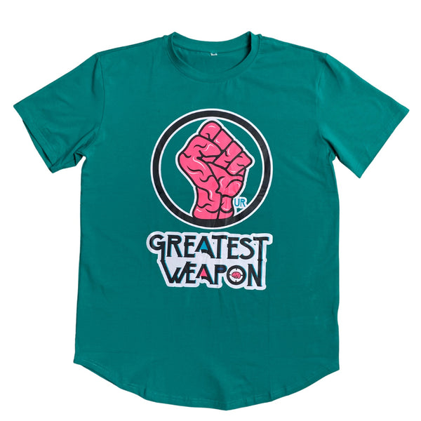 Teal Limited edition Our Greatest Weapon™ Tee