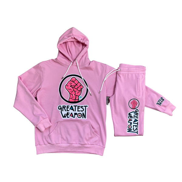 Limited Edition Our Greatest Weapon™ PINK Hoodie & Joggers Set