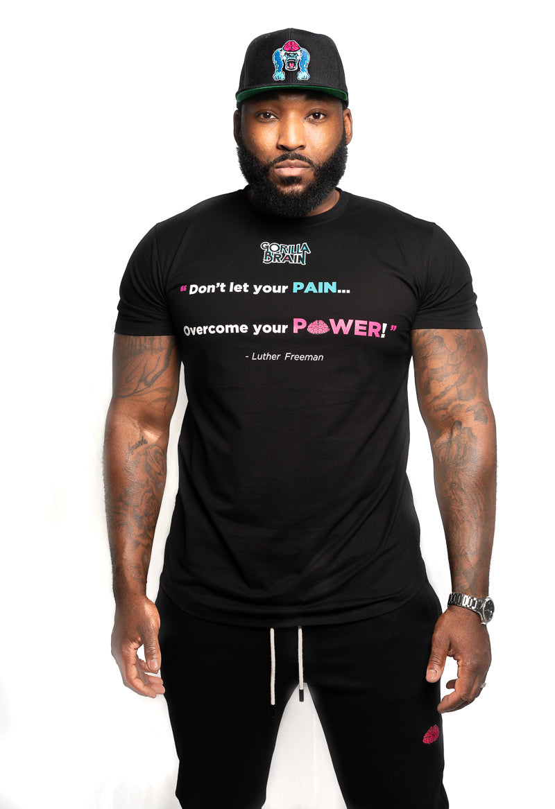 Pain Over Power Lutherism™ Designer Scoop Bottom Tall Tee