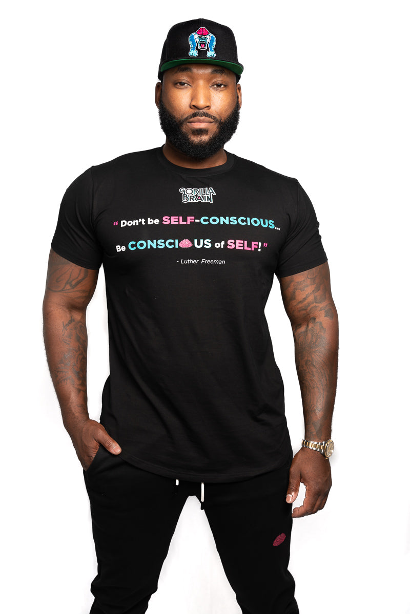 Don't Be Self Conscious Lutherism™ Designer Scoop Bottom Tall Tee