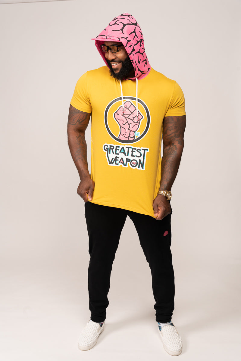 Limited edition Our Greatest Weapon™ GOLD Hoodie Tee