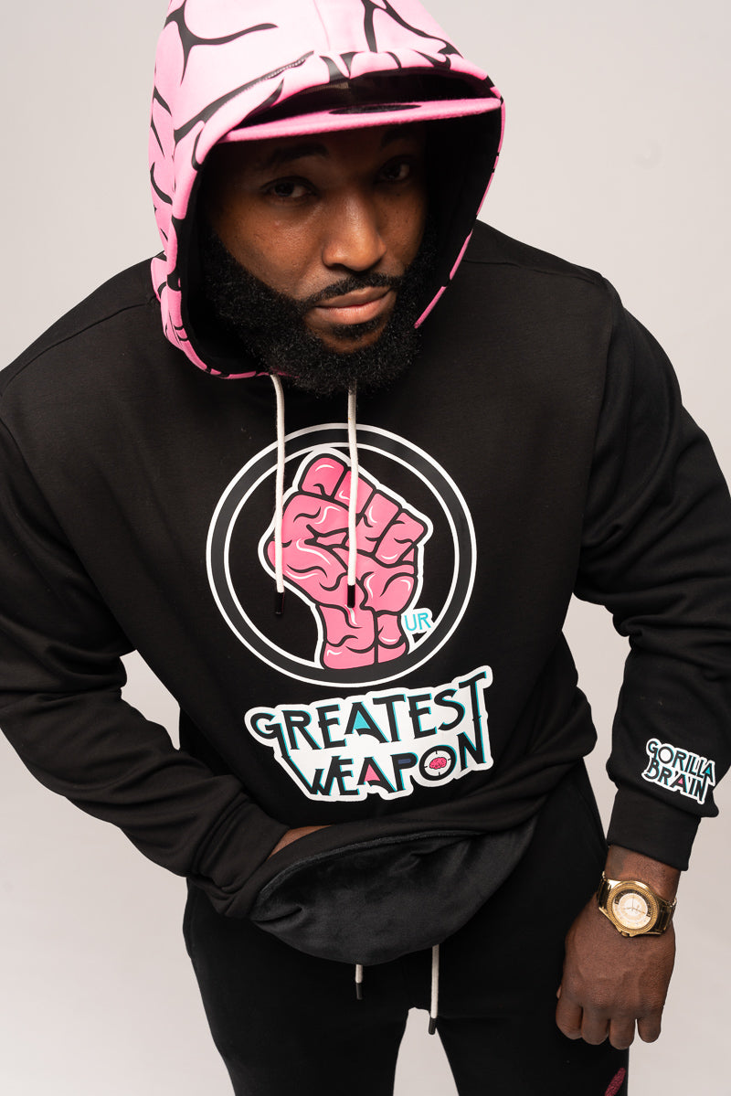 Limited Edition Our Greatest Weapon™ Hoodie with Genius Brain